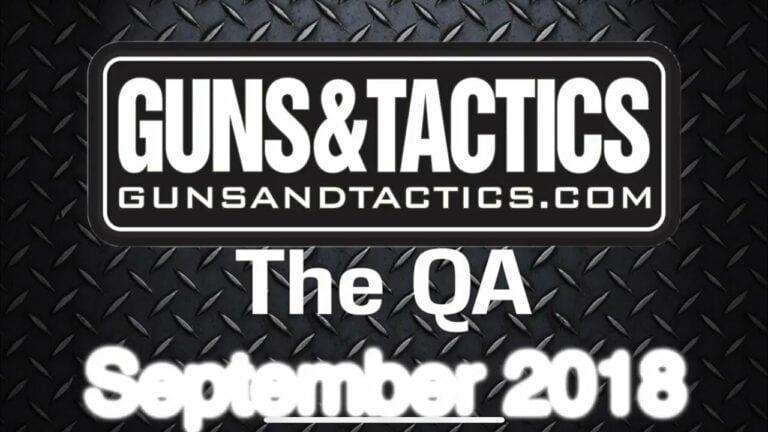 The QA For September 2018