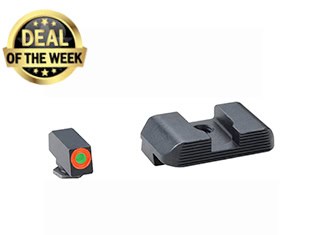 AmeriGlo GL-433 Hackathorn Tritium Sight Set for Glock