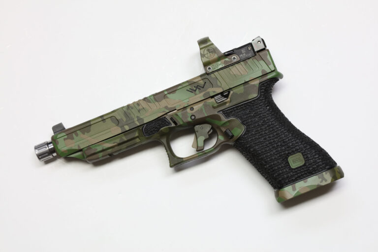 UN12 Magazine Wetwerks Custom Glock Green Camo Left Side