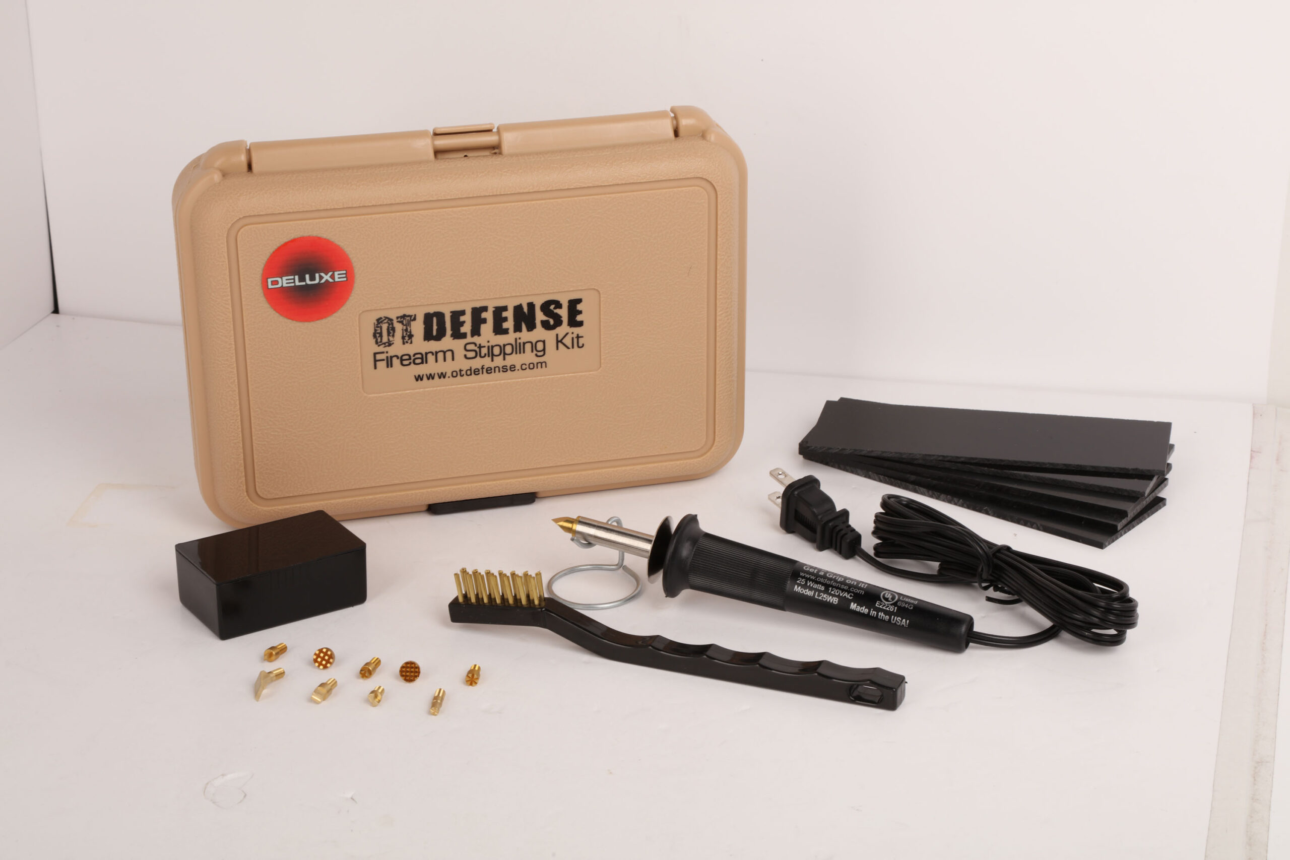 OT DEFENSE Deluxe Firearms Stippling Kit- 100% USA Made 