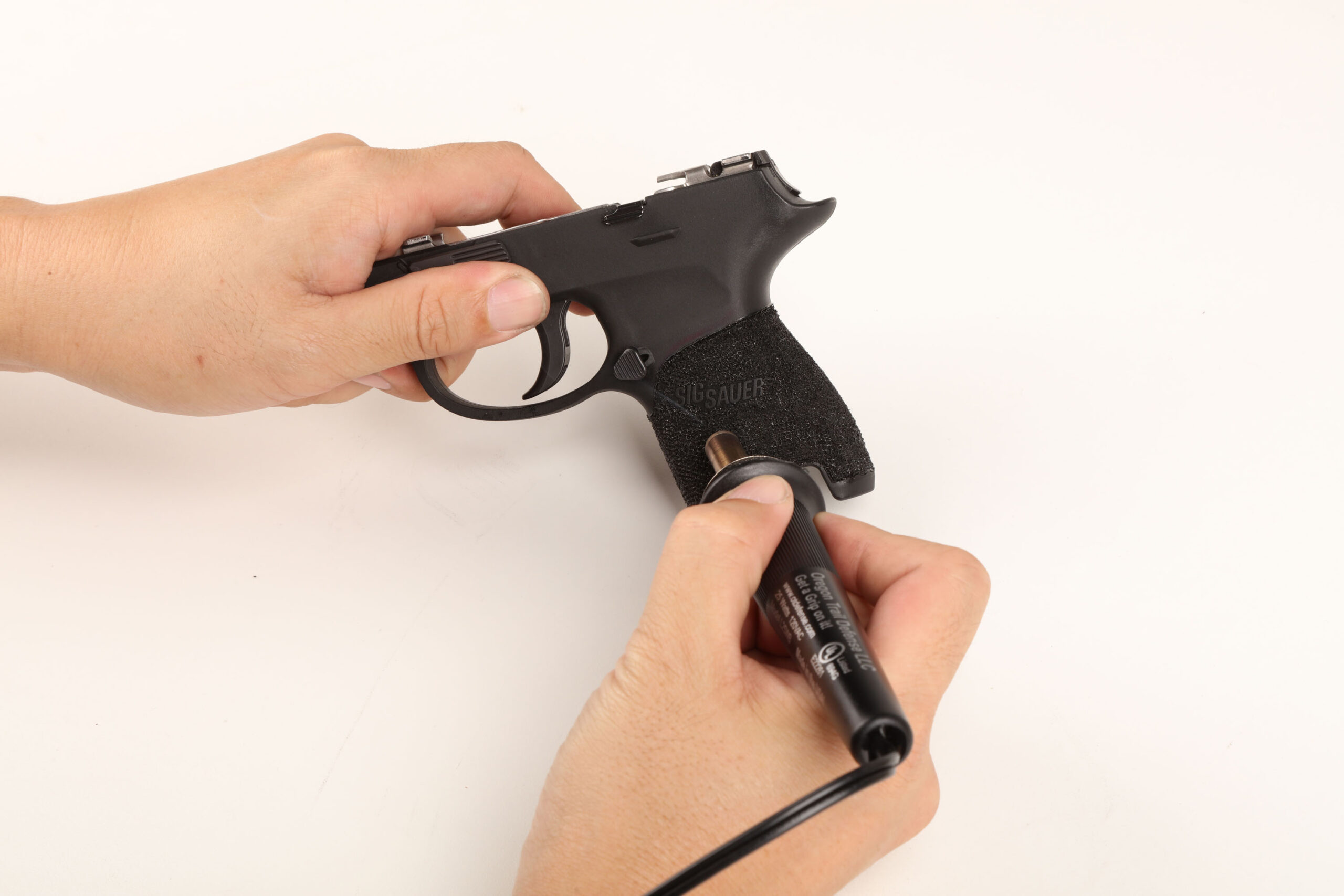 GUNS Magazine Oregon Trail Defense Stippling Kit Makes For Better Grip Of  Polymer-Frame Sidearms - GUNS Magazine