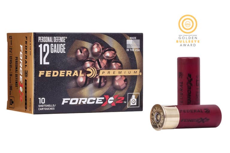 NRA Shooting Illustrated Magazine Names Federal’s Force X2 as a 2022 Golden Bullseye Award Winner