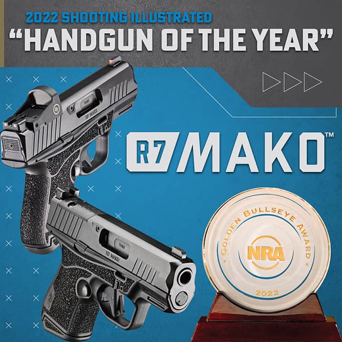 Kimber R7 Mako Pistol Wins 2022 Golden Bullseye Award