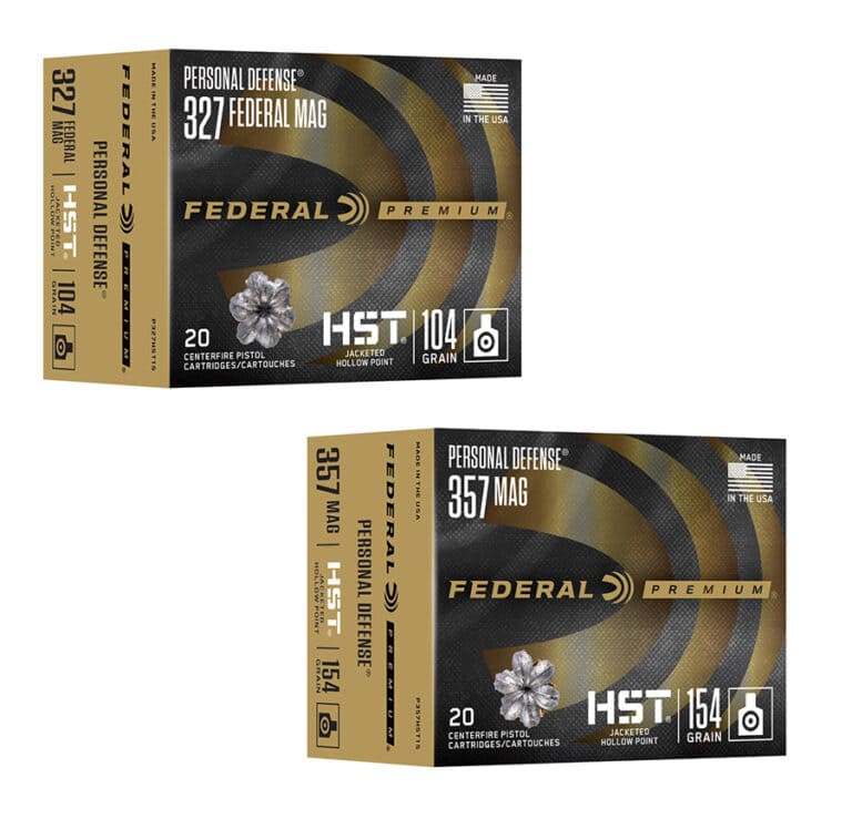 Federal Ammunition Announces New Personal Defense HST in 357 Magnum and 327 Federal Magnum