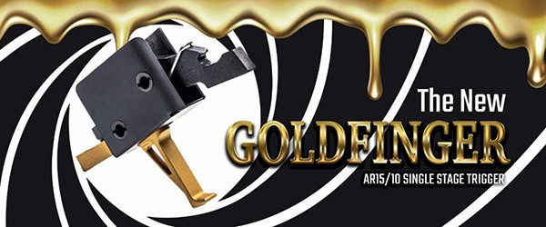 CMC Triggers Announce New AR15/AR10 Single Stage Trigger – The Goldfinger