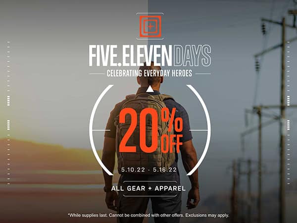 5.11 Days Sale [2022]