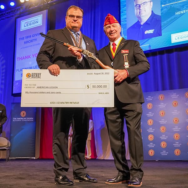 Henry Repeating Arms Donates $50,000 for Veteran Support to The American Legion?