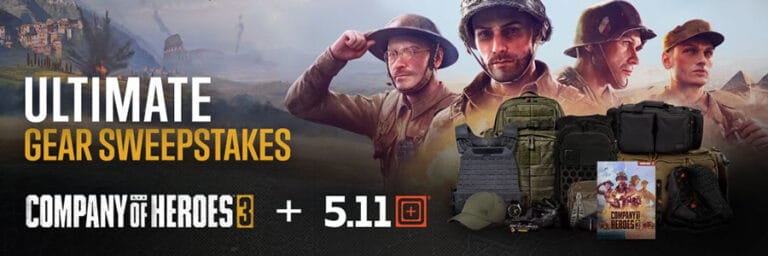 5.11 Collaborates with Sega to Celebrate the Release of Company of Heroes 3 with a Sweepstakes Prize Package