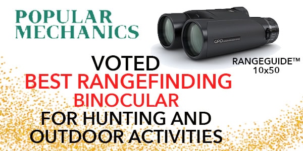 GPO 10×50 RangeGuide Named Best Rangefinding Binocular by POPULAR MECHANICS Magazine for the Second Time