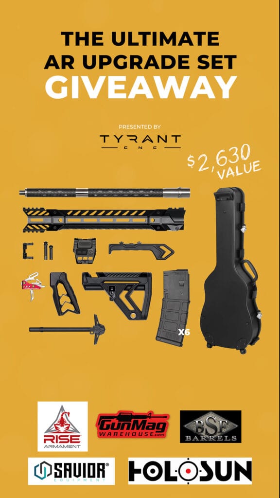 Tyrant CNC Ultimate AR Upgrade Set Giveaway - UN12Magazine