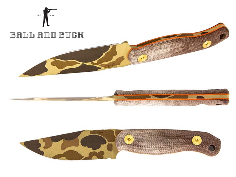 Ball and Buck Announces #002 Edition Half Face Blades Fixed Blade Knife