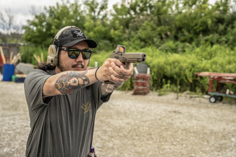 Vortex—Defender Series Red Dots in Tan